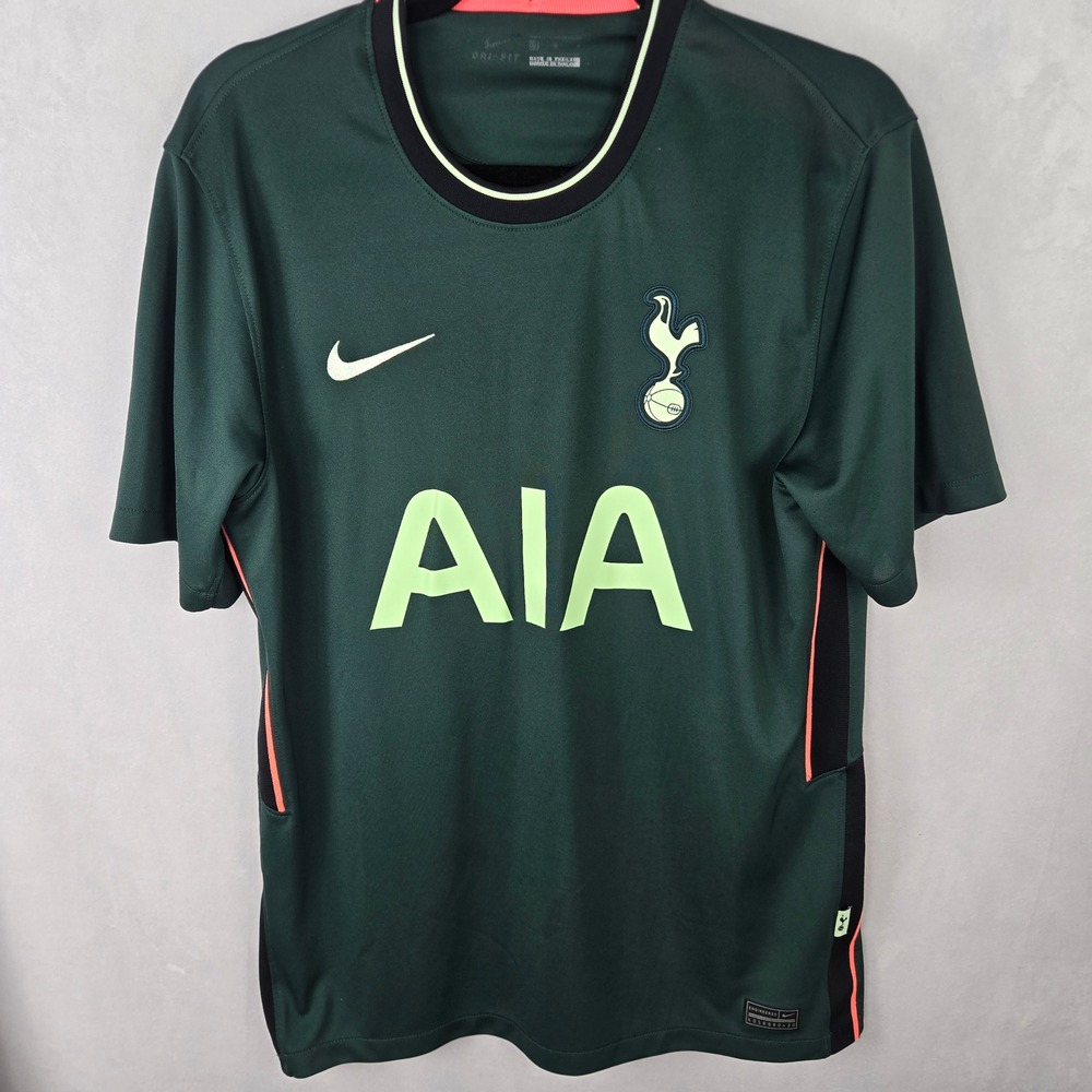 Nike Tottenham Hotspur 2020-21 Away Soccer Jersey Mens M Green CD4255-398 Spurs